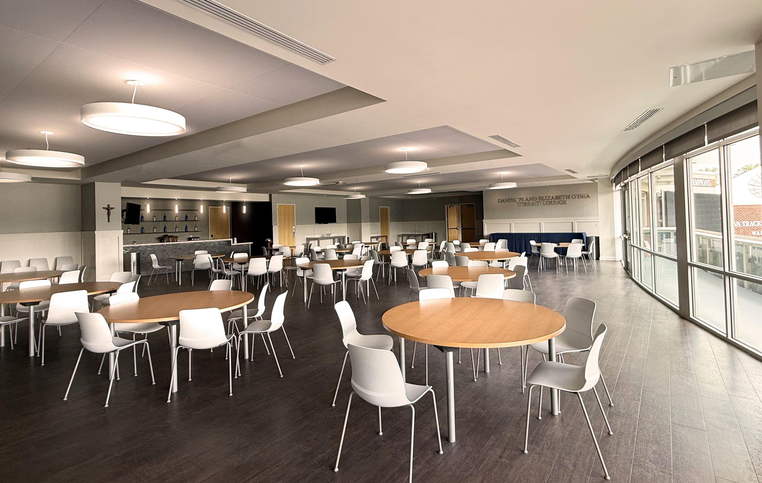 Touchdown Lounge indoor seating and hospitality